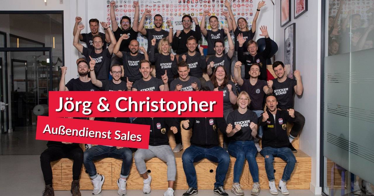 Die Stickerstars stellen sich vor: Jörg & Christopher