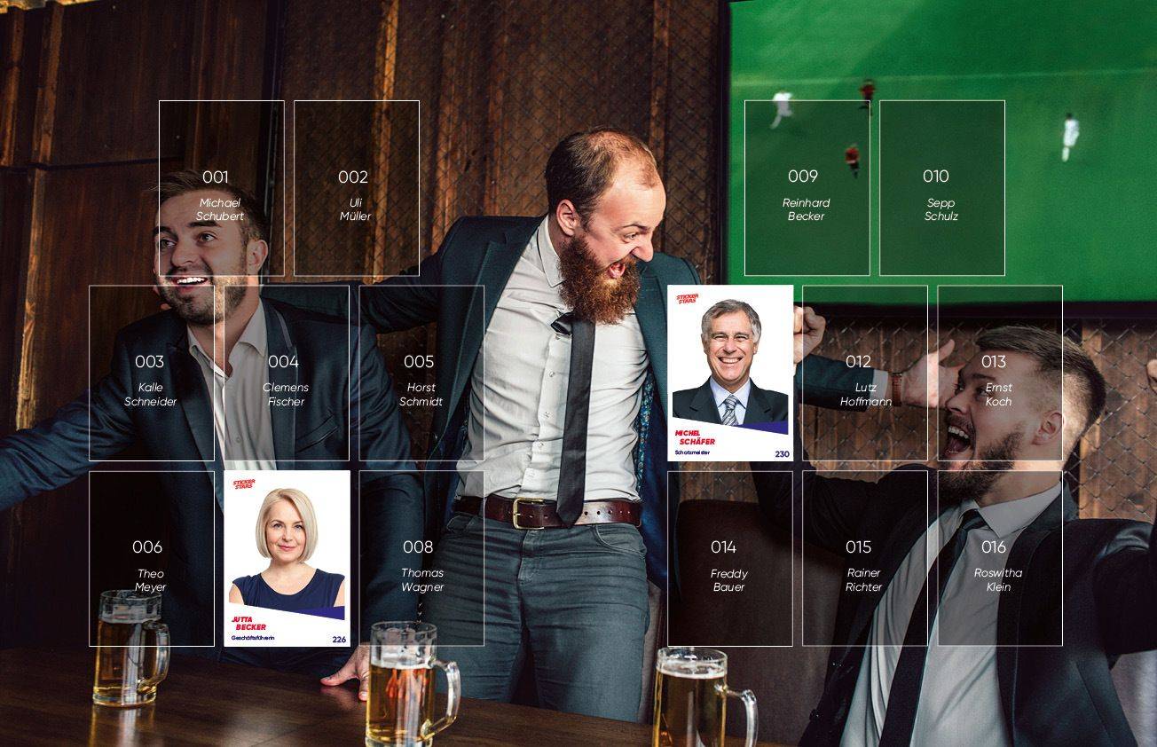 Das Sammelalbum, das Abteilungsgrenzen überwindet