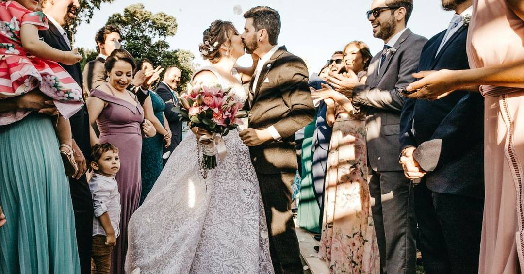 Hochzeitsspiele können auch romantisch sein.