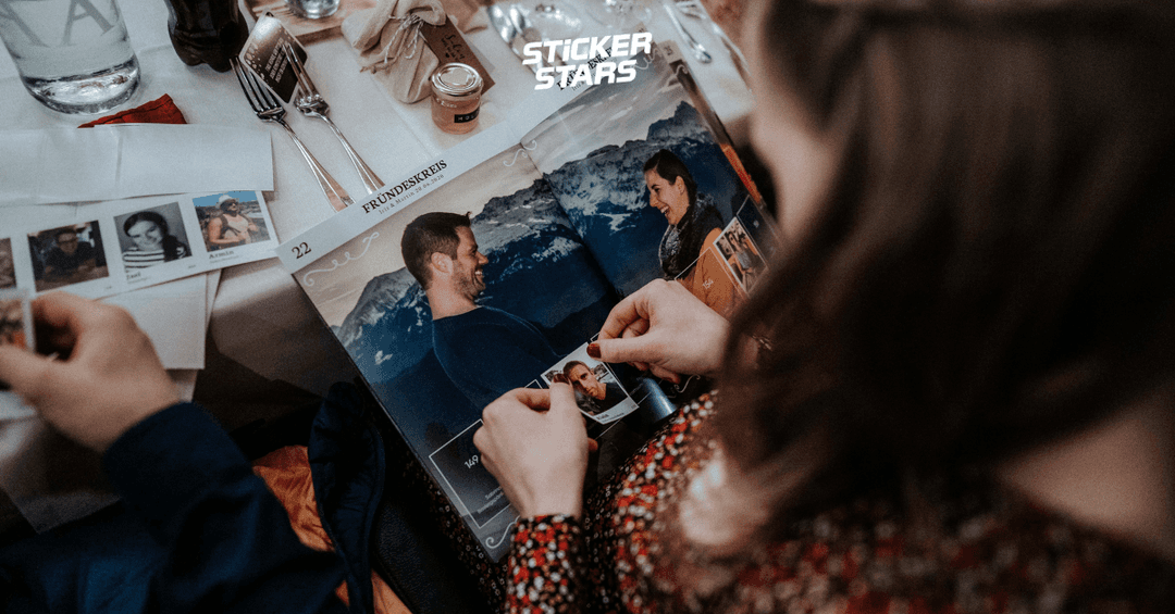 Stickeralben sind ein wahrere Hochzeit Trend