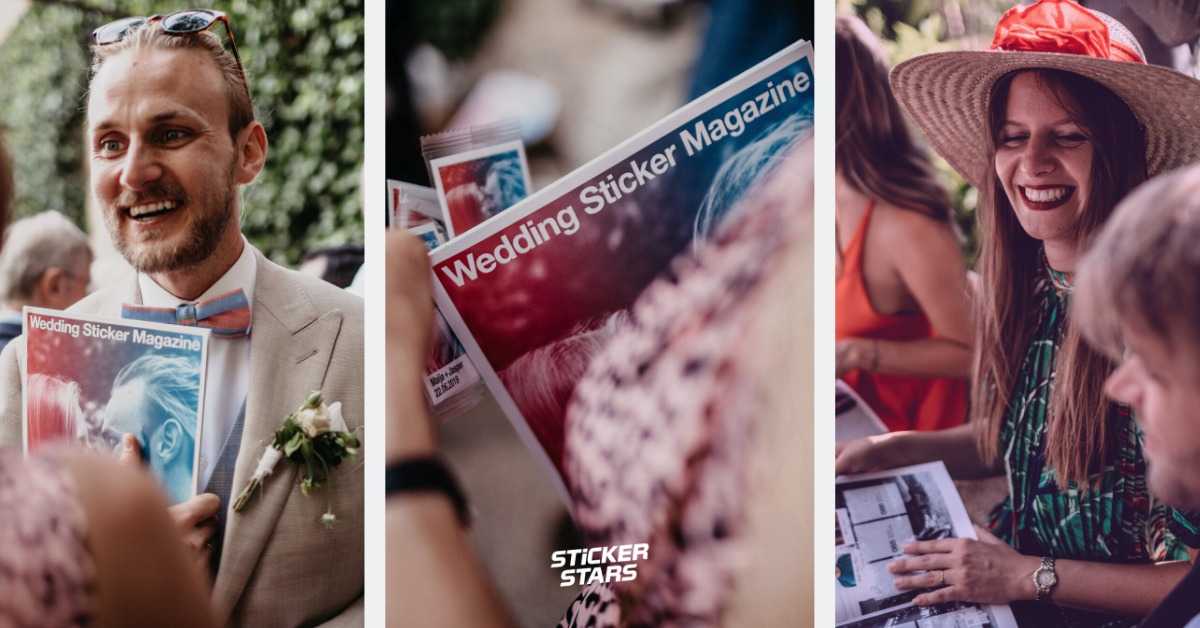 Das Wedding Stickeralbum - außergewöhnliche Unterhaltung aller Hochzeitsgäste