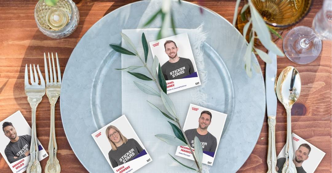 Außergewöhnliche Hochzeitsdeko: So kannst du unsere Sticker auch verwenden