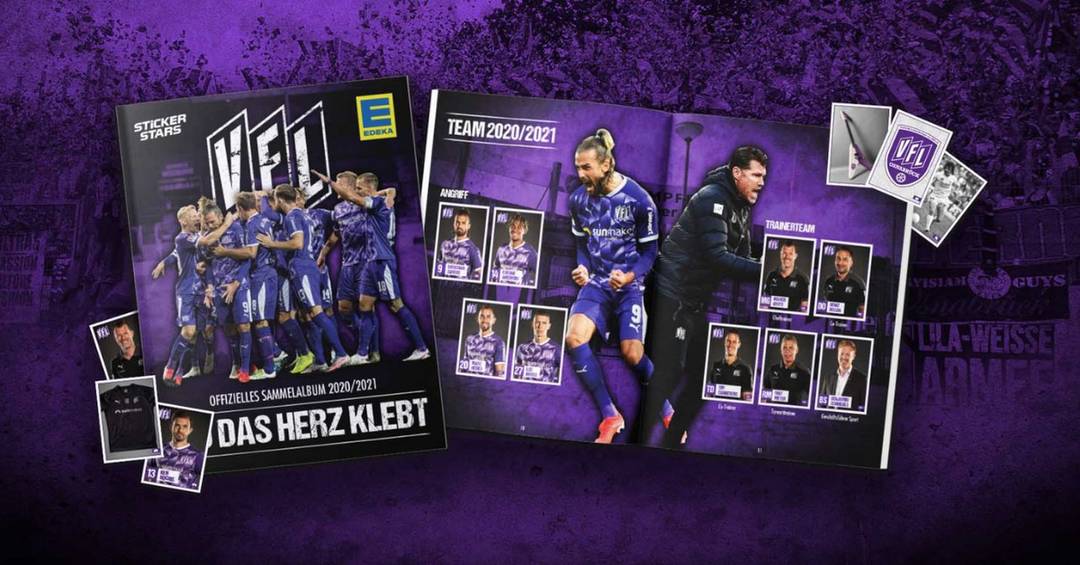 Das Stickeralbum des VfL Osnabrück.