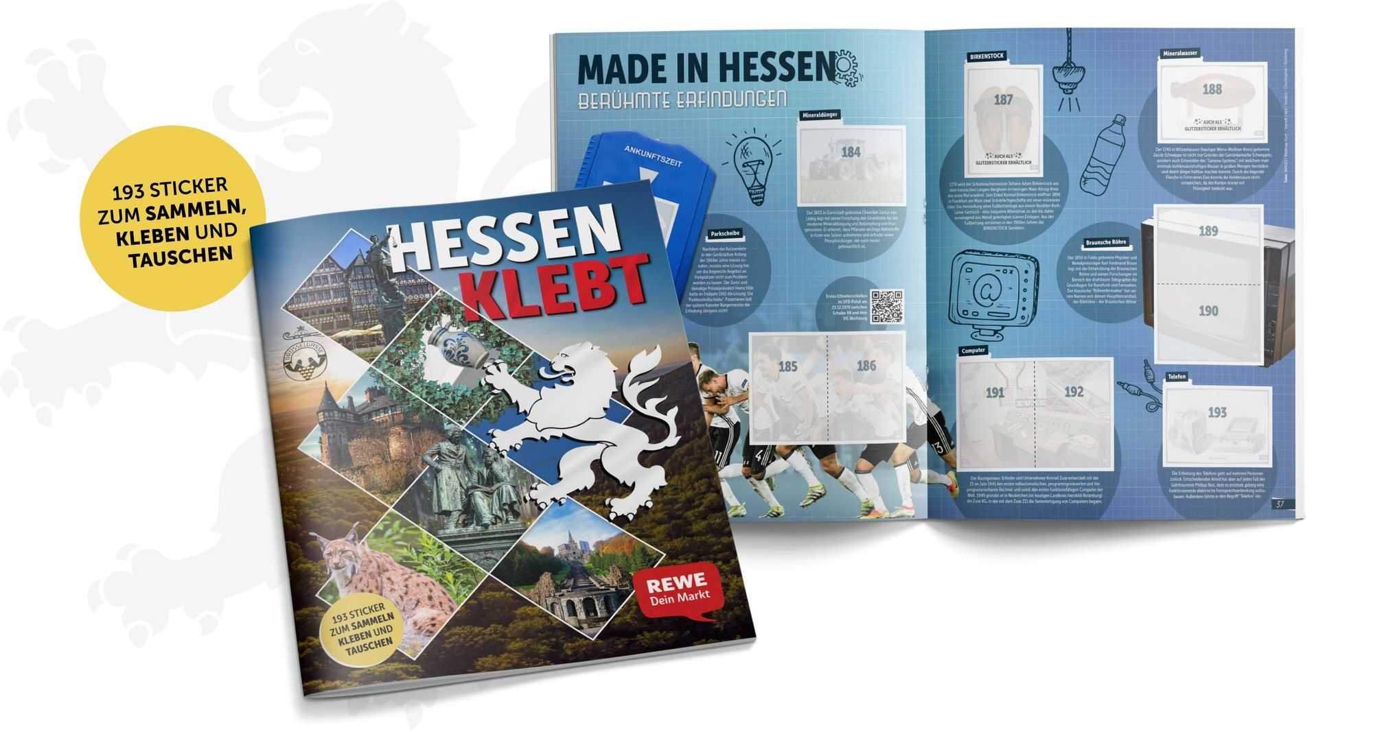 “Hessen klebt” mit dem neuen Sticker Sammelalbum von REWE und STICKERSTARS