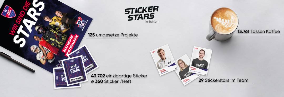 Stickerstars 2020 in Zahlen zusammengefasst