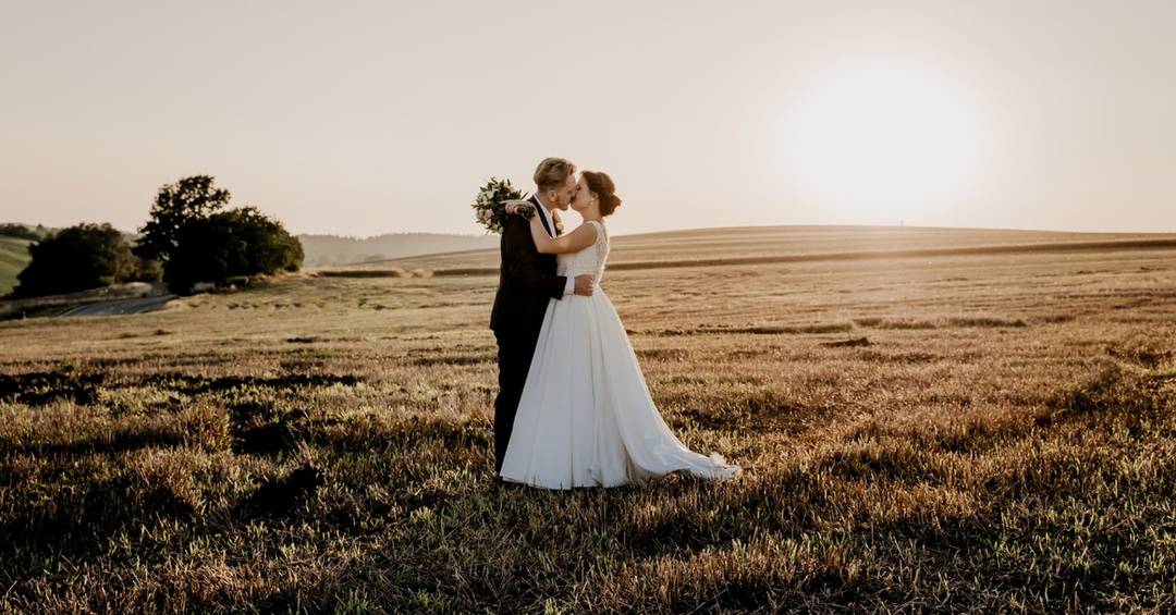 Hochzeitsfotos Ideen: Sonnenuntergang