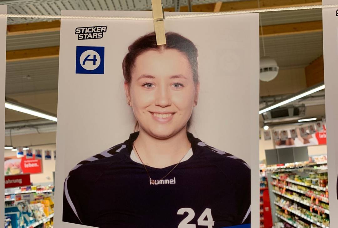 Die Sticker vom Spendenprojekt bei Hansa Wittstock