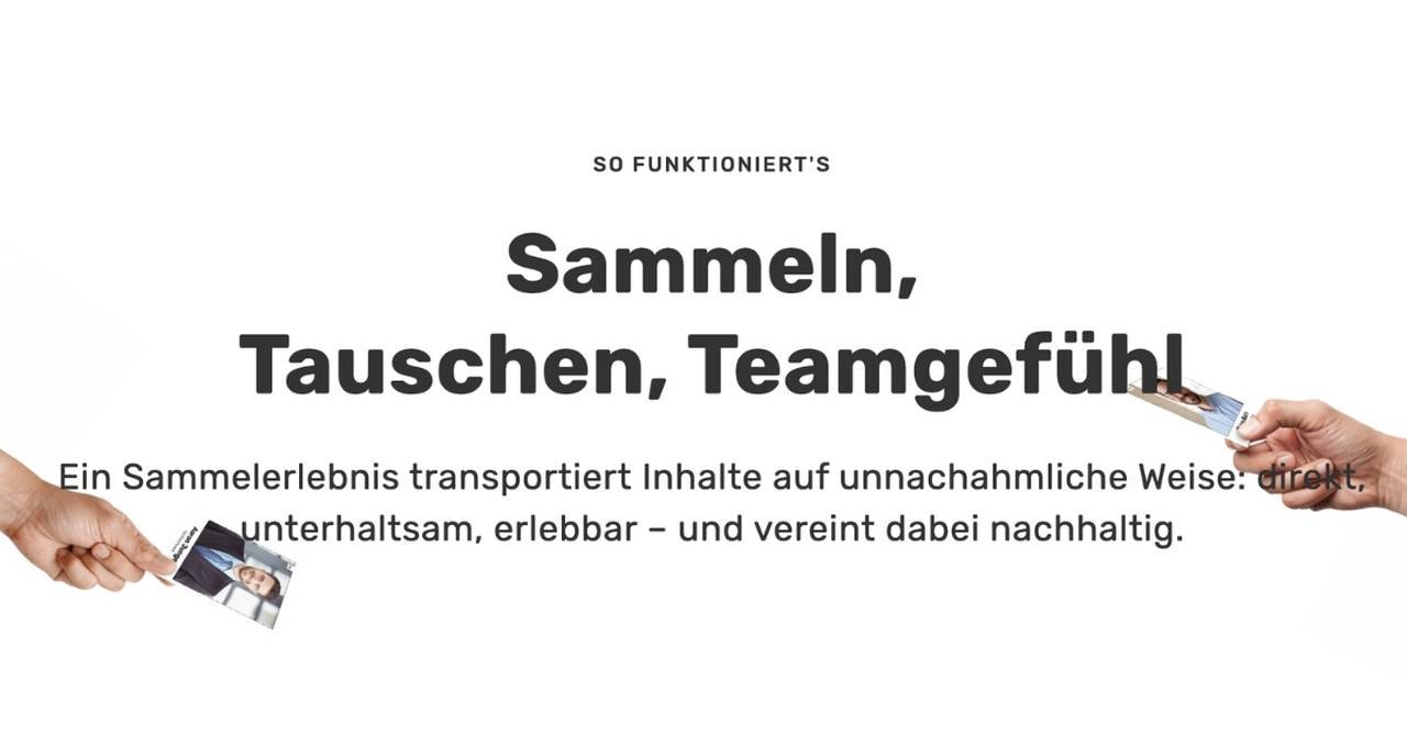 So gestaltest du ganz einfach das individuelle Sammelerlebnis für euer Unternehmen