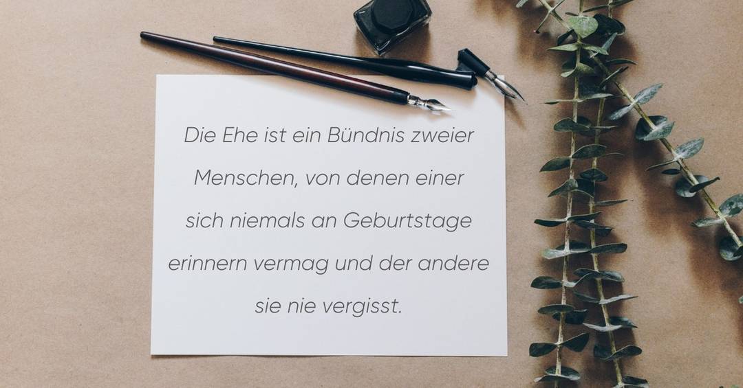 Glückwünsche zur Hochzeit: Lustig.