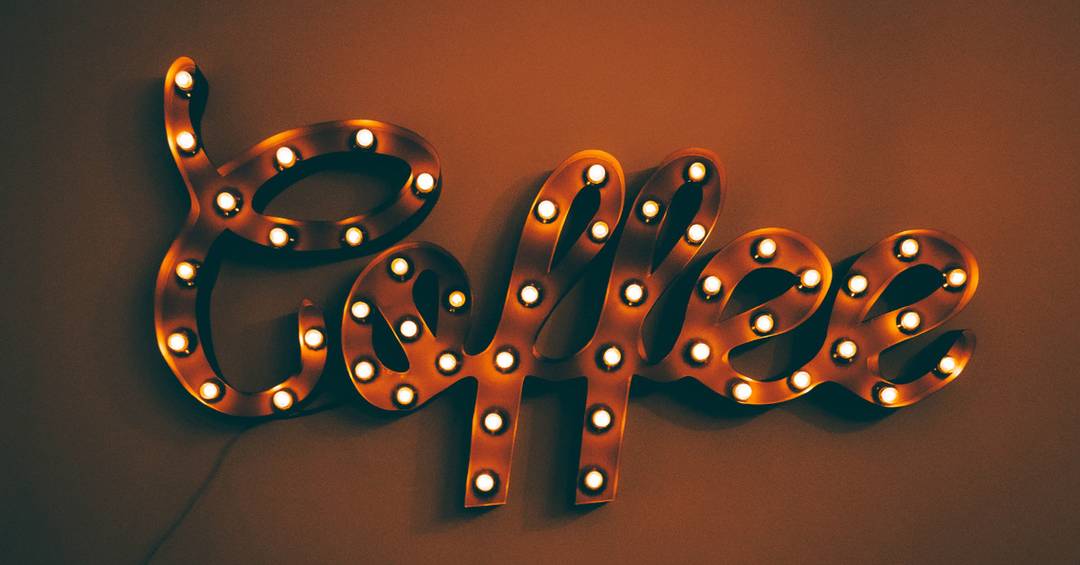 Ein Kaffewagen am Tag der Hochzeit