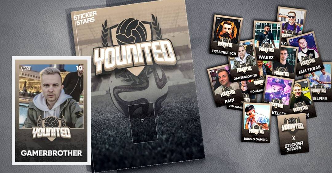 Ein eigenes Stickerstars-Album für die Youtube-Gaming-Elite