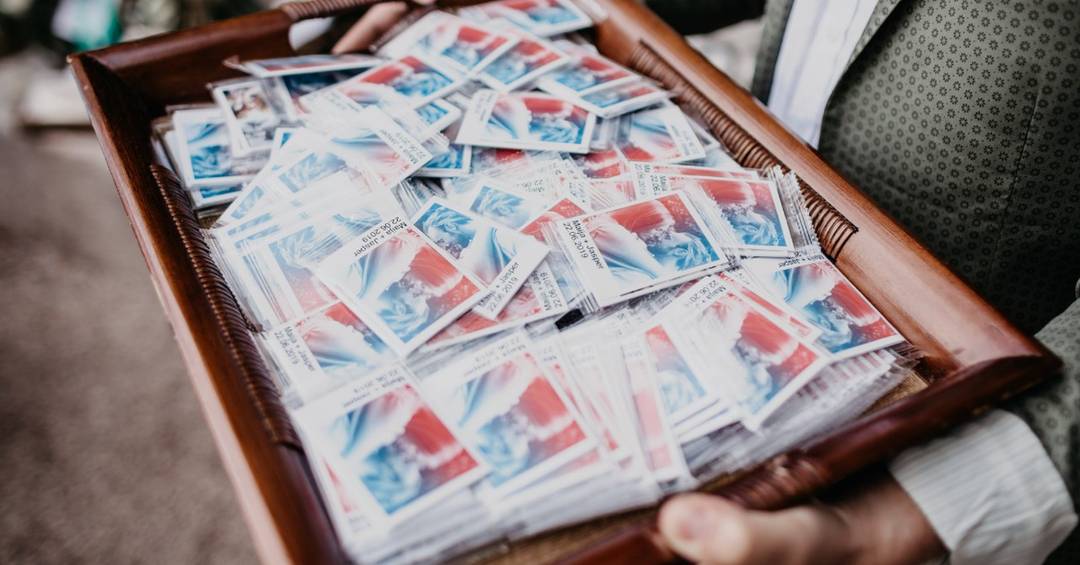 Hochzeitsbilder mal anders: Als Sticker