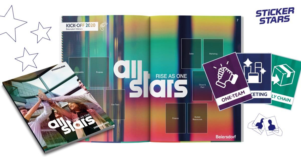 Wie Beiersdorf ein typisches Unternehmens-Problem mit einem Sticker-Sammelalbum löst